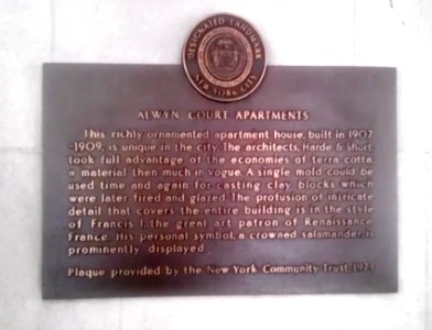 Alwyn Court Apts plaque jeh photo