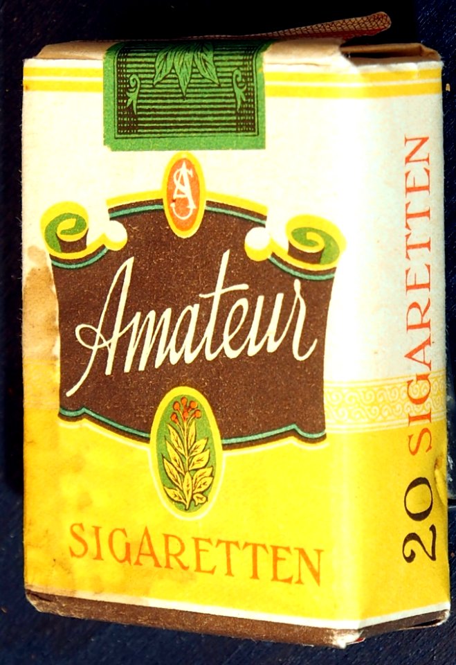 Amateur sigaretten frontside and side