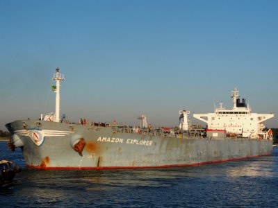 Amazon Explorer (ship, 2002), IMO 9231511 - Callsign SVFF, Port of Antwerp pic6
