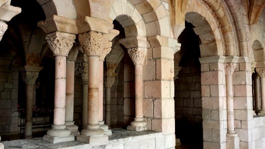Arcade - Ancient Spanish Monastery - St. Bernard de Clairvaux Church, Florida - 20150110 132629