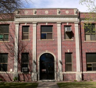 Ashland, KS, grade school, S entrance 1