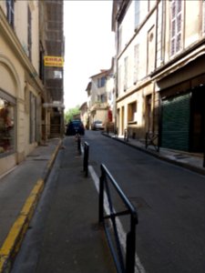 Arles - Rue de la Rotonde, depuis la rue Jean Jaurès