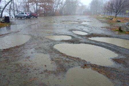 Arlington Reservoir parking - Arlington, MA - DSC03287