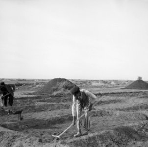 Arbeiders, grondbewerkingen, Bestanddeelnr 250-8641