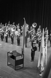 Amsterdamse politiekapel in gala-uniform, Bestanddeelnr 920-3371