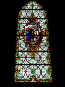 Amfreville-la-Campagne (Eure, Fr) église, vitrail 19