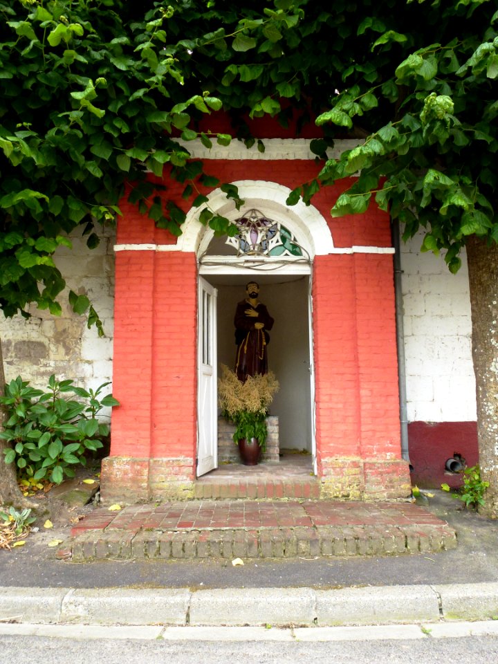 Amettes (Pas-de-Calais, Fr) chapelle à la ferme du Tilleul