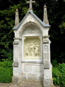 Amettes, Maison natale de Benoît Joseph Labre, chemin de croix station 02