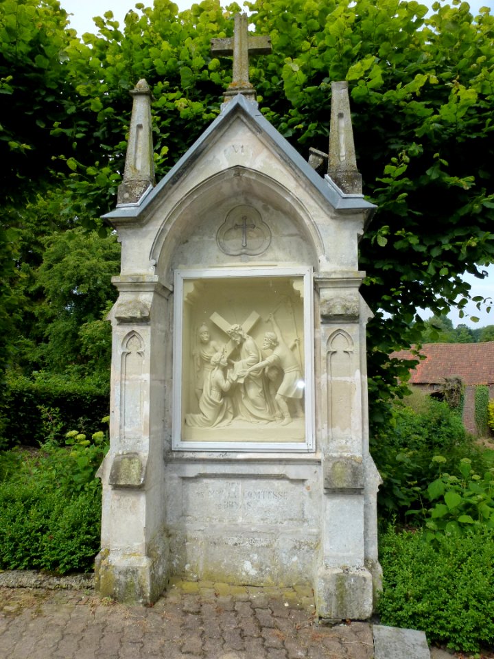 Amettes, Maison natale de Benoît Joseph Labre, chemin de croix station 06
