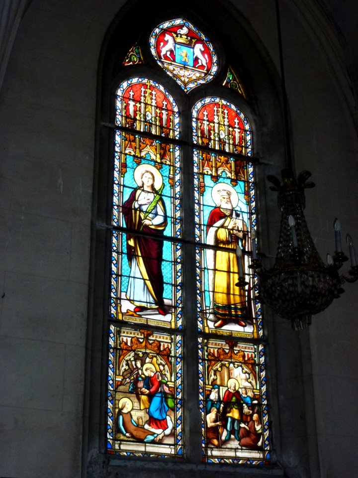 Amfreville-la-Campagne (Eure, Fr) église, vitrail 10