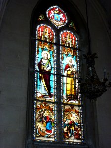 Amfreville-la-Campagne (Eure, Fr) église, vitrail 10