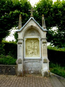Amettes, Maison natale de Benoît Joseph Labre, chemin de croix station 12