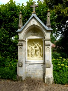 Amettes, Maison natale de Benoît Joseph Labre, chemin de croix station 04
