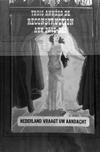 Affice Trois Années de Reconstruction aux Pays Bas Nederland vraagt om uw aan, Bestanddeelnr 7152