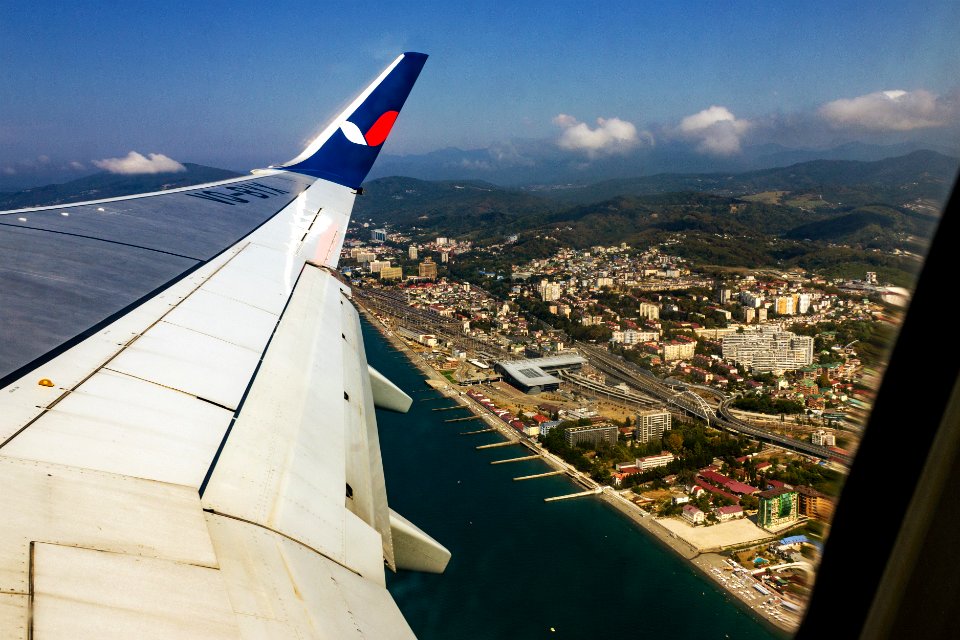 Aerial view of Adler, Sochi