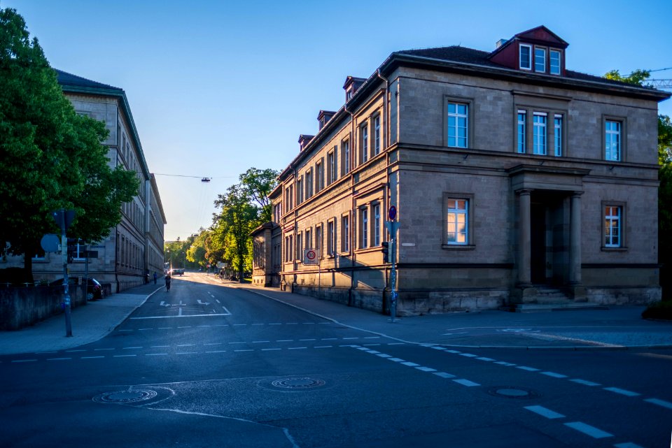 Alte Archäologie in Tübingen mit Blick in die Gmelinstraße von der Wilhelmstraße aus