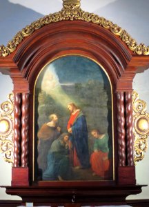 Altar piece in Kvernes kirke, Averøy, Norway