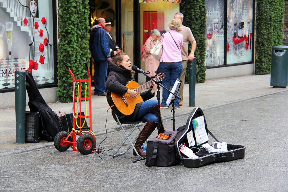 Singing singer people