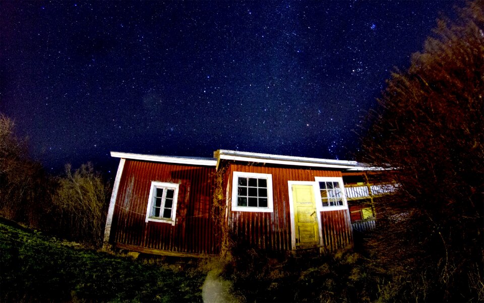 Dark night sky