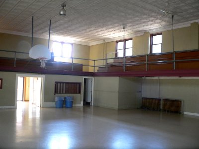 Alma, Nebraska auditorium interior SE corner 1