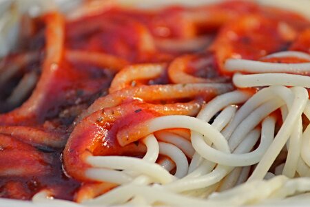 Noodles pasta food photo