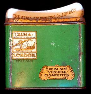 Alma cigarettes tin
