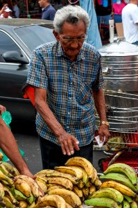 Ancient buying bananas photo