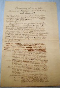 Anders Sparrman manuscript - Etnografiska museet - Stockholm, Sweden - DSC00804