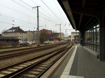 Bahnsteig Stralsund photo