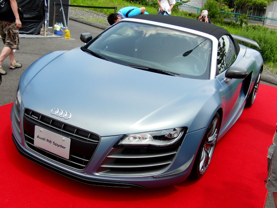 Audi R8 GT Spyder exhibited at 2012 Pokka 1000km