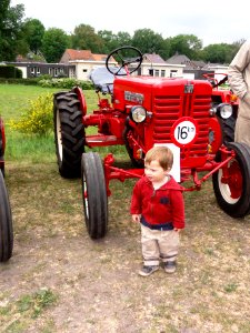 Bakel, tractorshow, Farmall D-2II