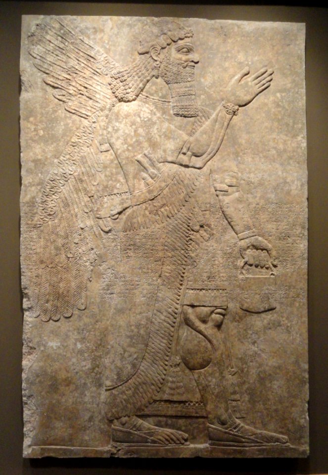 Assyrian Relief 5 from the Palace of Ashurnasirpal II - Hood Museum of Art - DSC09135