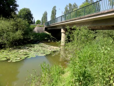 Balham (Ardennes) Canal de l'Aisne, pont