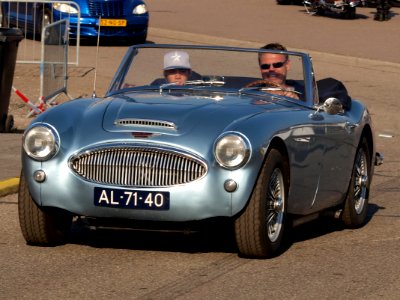 Austin Healey 3000 dutch licence registration AL-71-40-