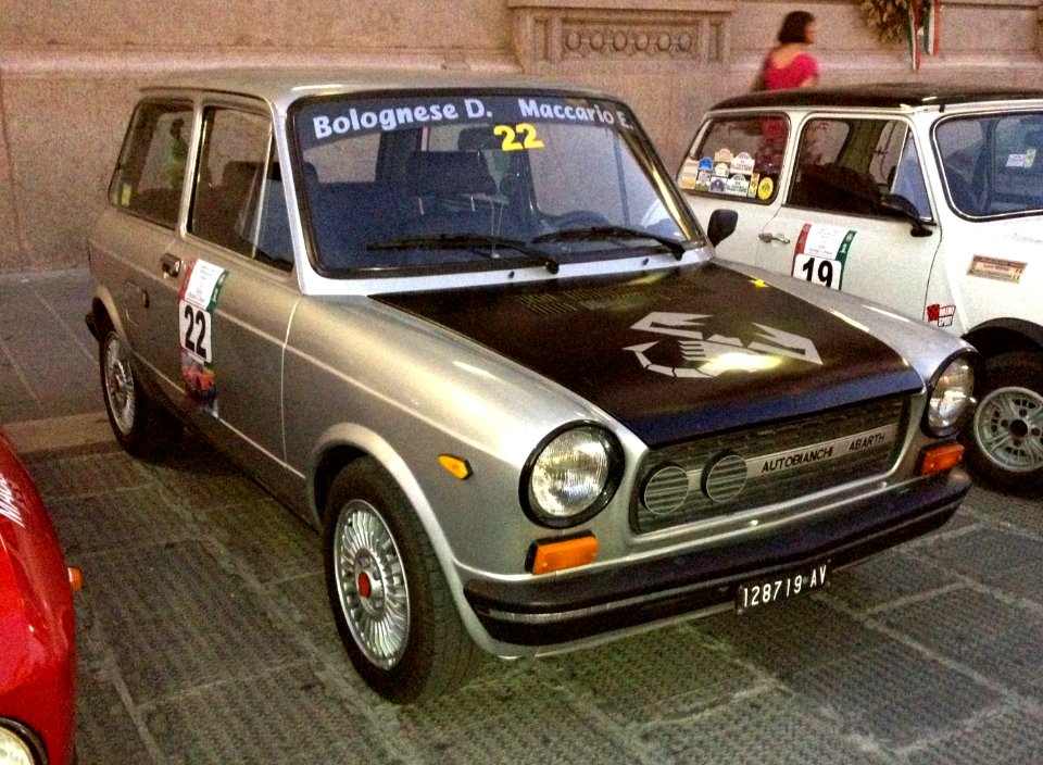 Autobianchi A112 Abarth black and grey