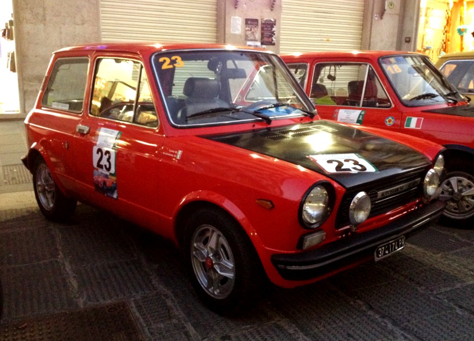 Autobianchi A112 Abarth red