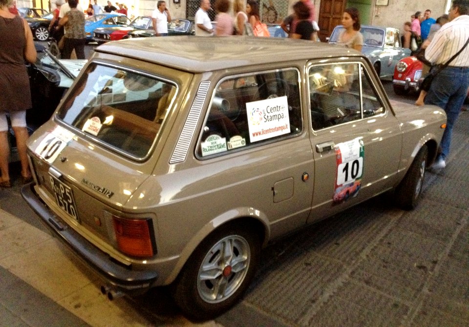 Autobianchi A112 Abarth rear III