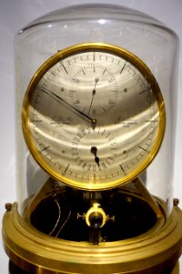 Astronomical regulator No. 65 detail, by Sigmund Riefler, Munich, 1902 - Putnam Gallery - Harvard University - DSC08030