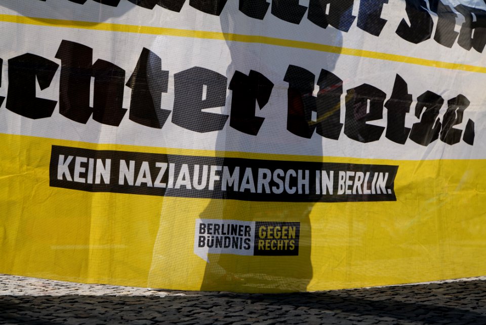 Antifascist protest Pariser Platz Berlin 2020-08-01 02
