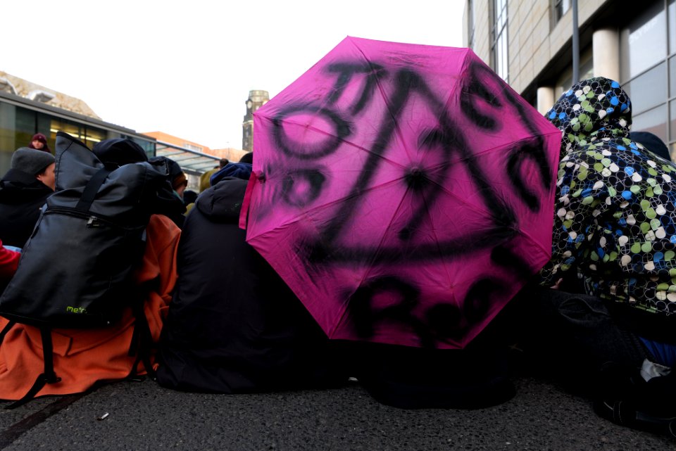 Antifascist protest Dresden 2020-02-15 blockade Waisenhausstraße 06