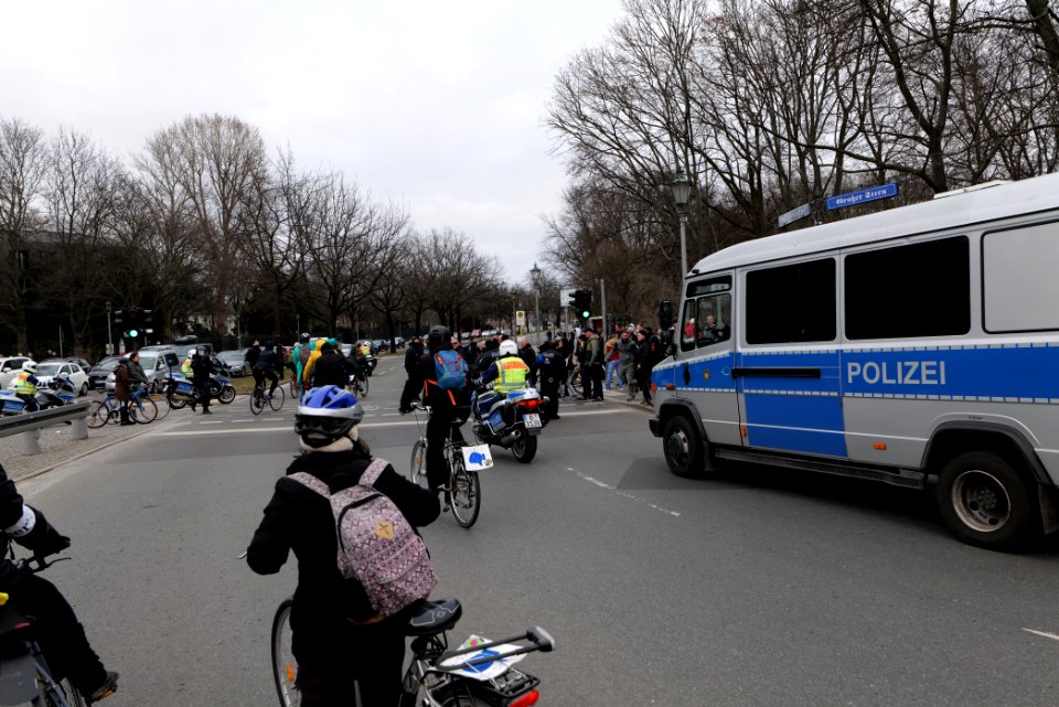 Antifascist bicycle demonstration Berlin 2021-03-20 19