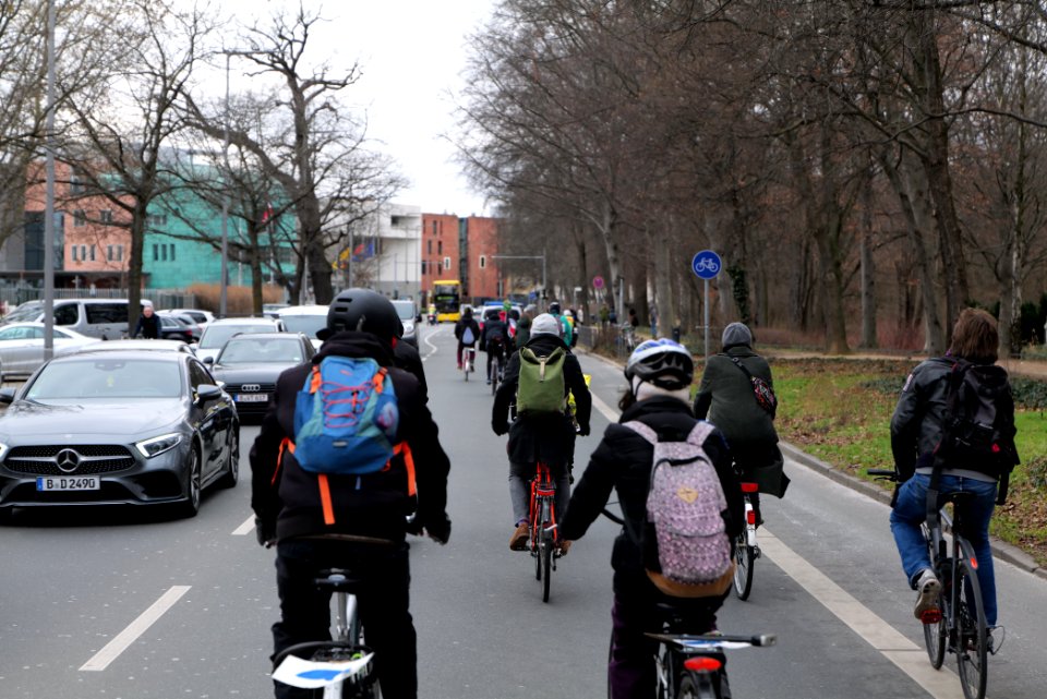 Antifascist bicycle demonstration Berlin 2021-03-20 11