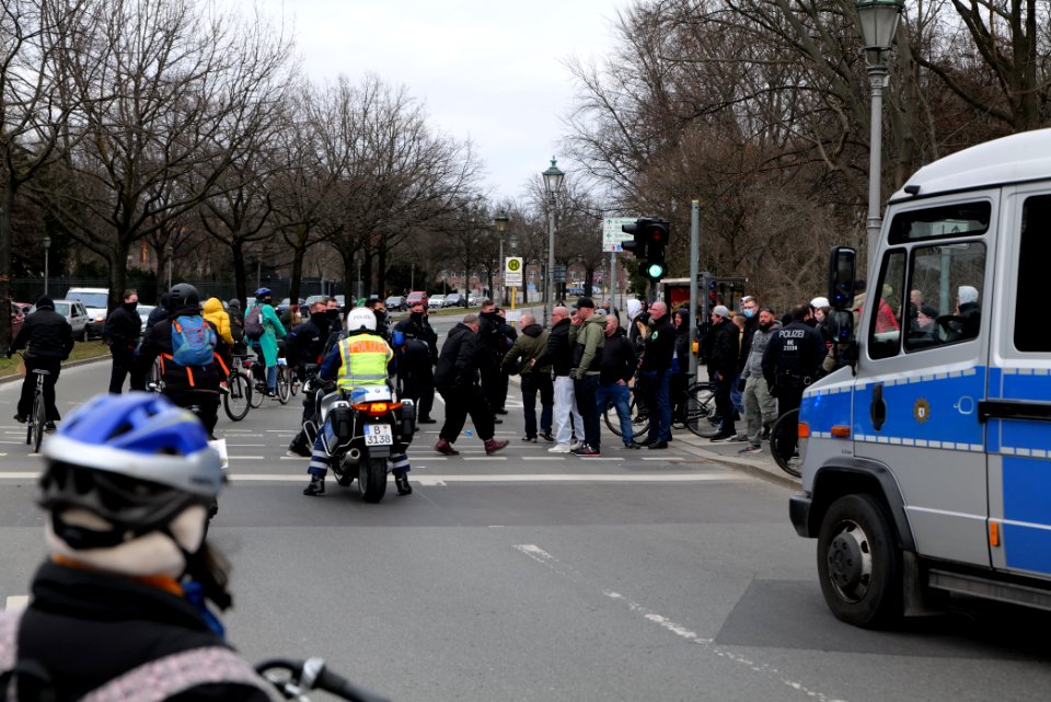 Antifascist bicycle demonstration Berlin 2021-03-20 20