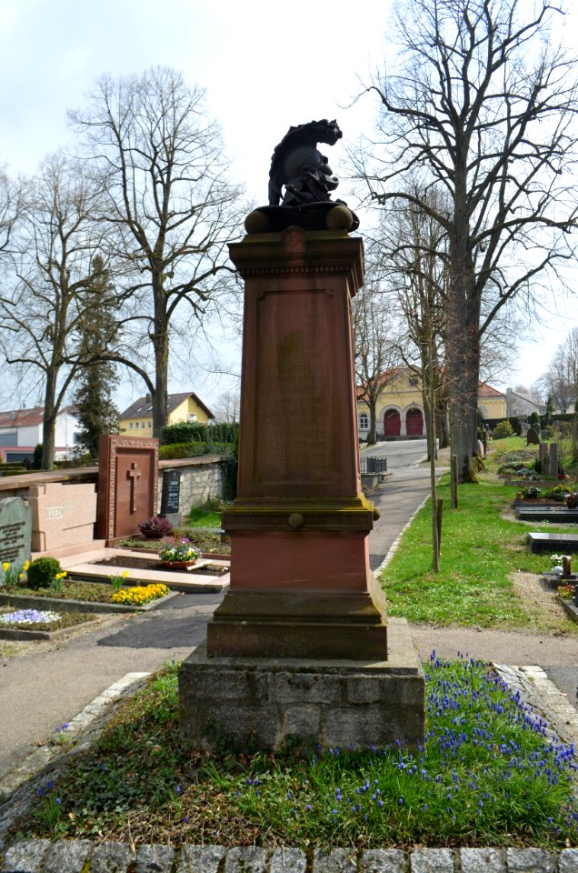 Bad Mergentheim, Alter Friedhof, Kriegerdenkmal 1866 (3)