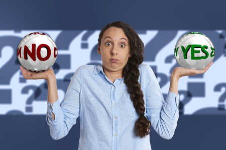 Decision woman comparison