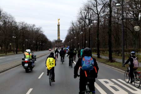 Antifascist bicycle demonstration Berlin 2021-03-20 13