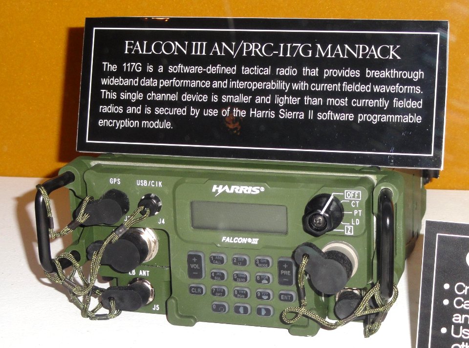 AN-PRC-117G FALCON III manpack radio - National Cryptologic Museum - DSC07959