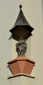 Bad Camberg, Hohenfeld-Kapelle, Vorderseite, Detail