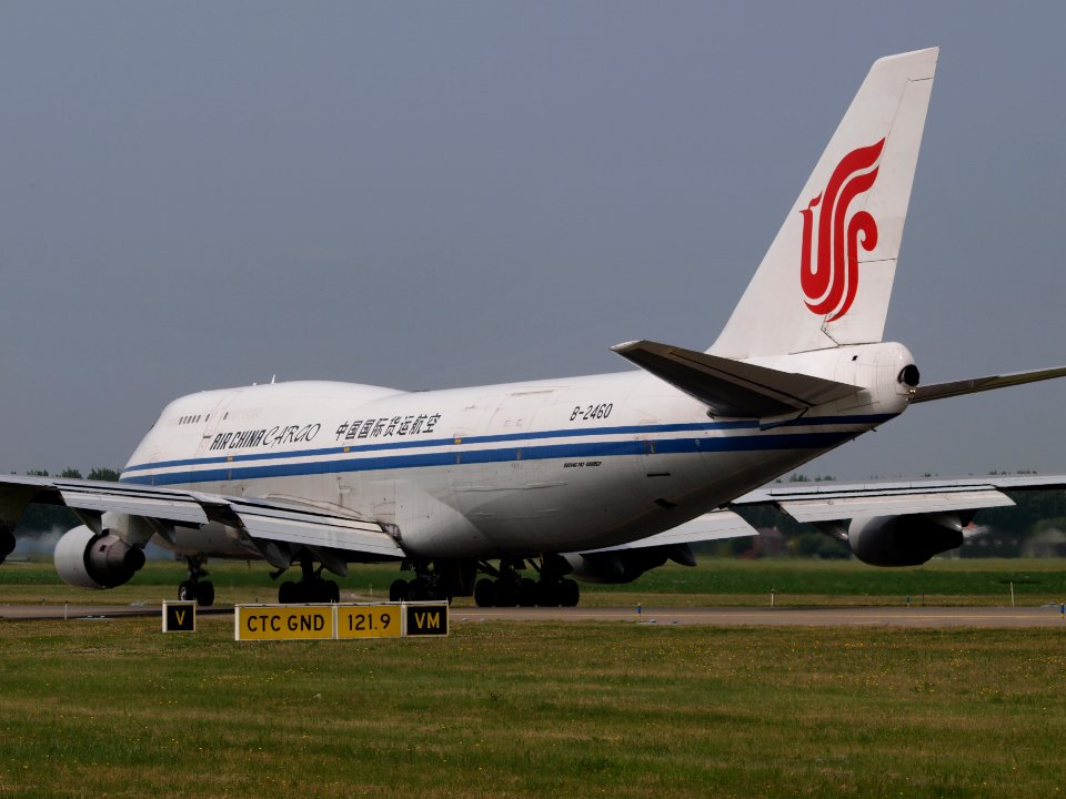 B-2460 Air China Cargo Boeing 747-4J6(BCF) - cn 24348 taxiing 14july2013 pic-002