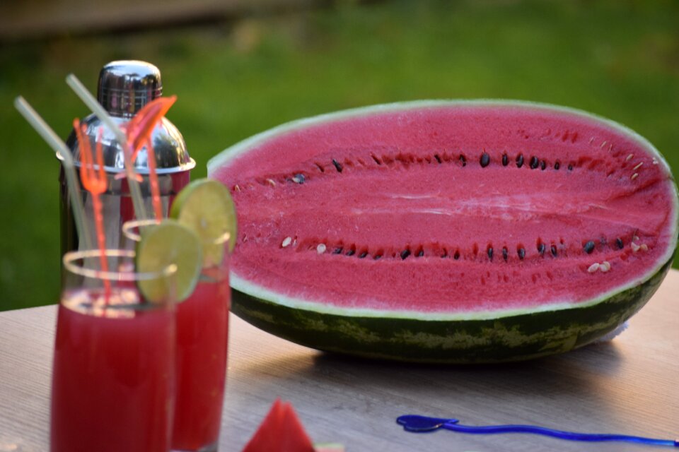 Cocktail juice watermelon juice